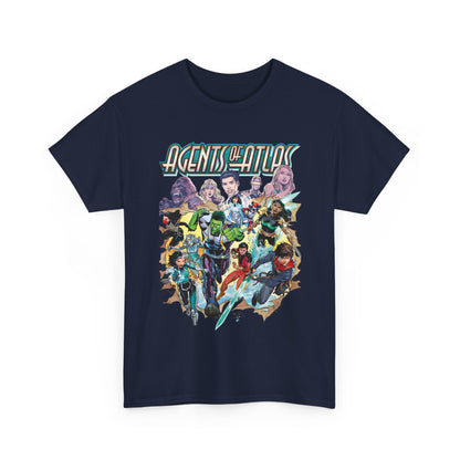 Agents of Atlas T-Shirt - Shang-Chi, Silk, Aero, Luna Snow - Marvel Comics