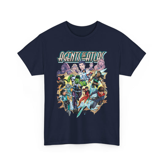 Agents of Atlas T-Shirt - Shang-Chi, Silk, Aero, Luna Snow - Marvel Comics