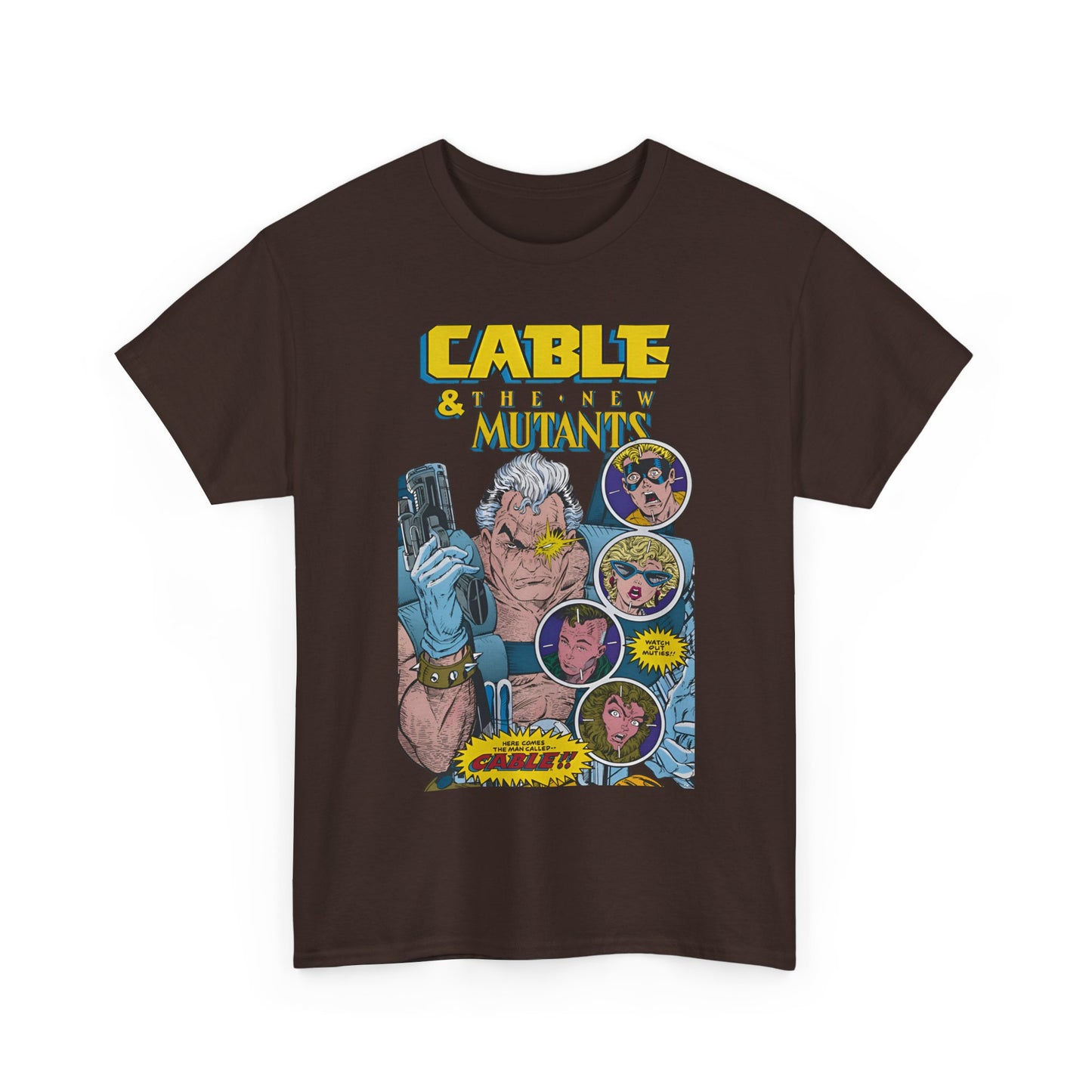 Cable & the New Mutants T-Shirt - #87 Cover Art - Wolfsbane, Boom-Boom, Cannonball - Marvel Comics