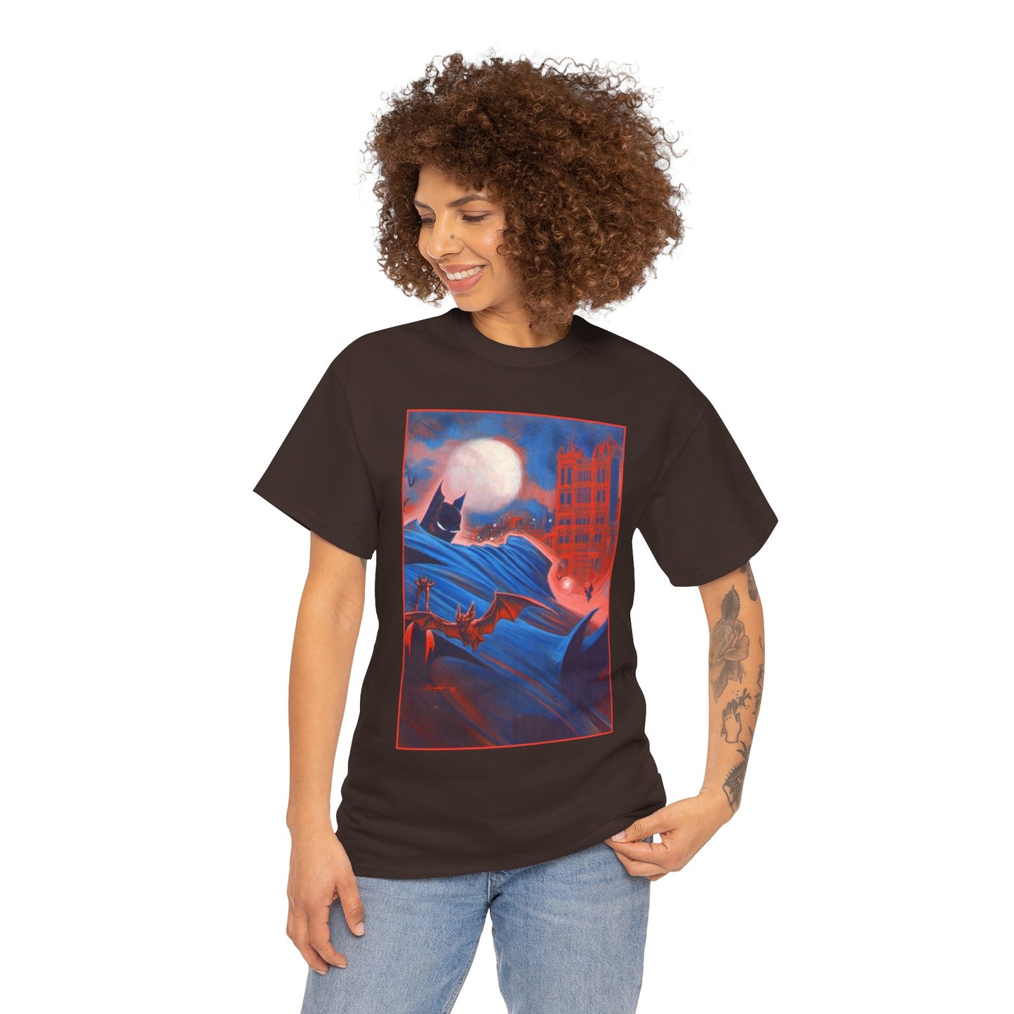 Batman Holy Terror T-Shirt - Norm Breyfogle Painted Promotional Art - Elseworlds - DC Comics
