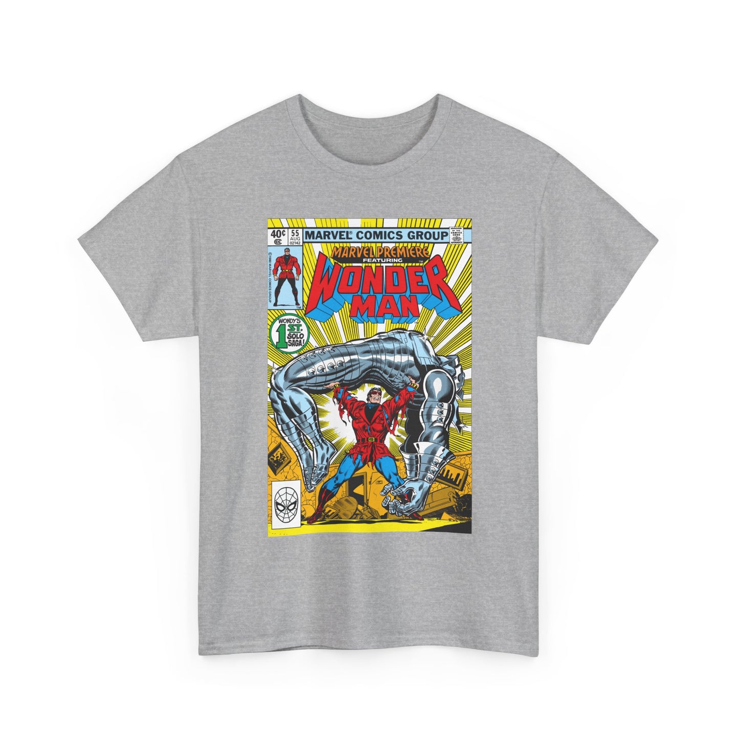 Wonder Man T-Shirt - Marvel Premiere #55 Cover Art - Avengers Member - Marvel Comics