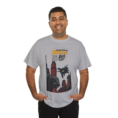 Batman: Dark Knight, Dark City T-Shirt - Mike Mignola Art - Gotham City, Bruce Wayne - 1990s Cover Art - DC Comics