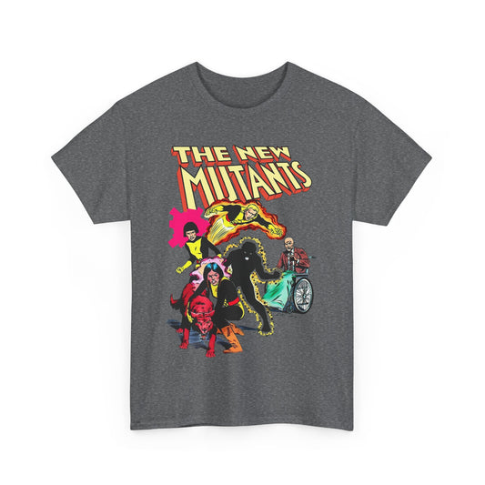 New Mutants T-Shirt - Sunspot, Cannonball, Mirage, Karma, Danni Moonstar - X-Men Characters - Marvel Comics - Mutant Students - Professor X