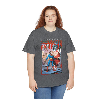 Superman World of New Krypton T-Shirt - Gary Frank Art - Popular DC Comics Storyline - Kal-El