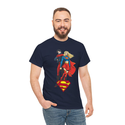 Supergirl & Superboy T-Shirt - Dan Mora Art - DC Comics