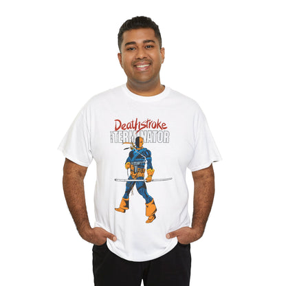 Deathstroke T-Shirt - George Perez Art - New Teen Titans Foe & Mercenary - Slade Wilson, Father of Jericho and Ravager - DC Comics - The Terminator