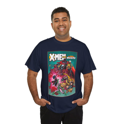 X-Men: Age of Apocalypse T-Shirt - Adam Kubert Art - Magneto, Rogue, Nightcrawler, Gambit, Blink, Sabretooth - Dawn - Marvel Comics