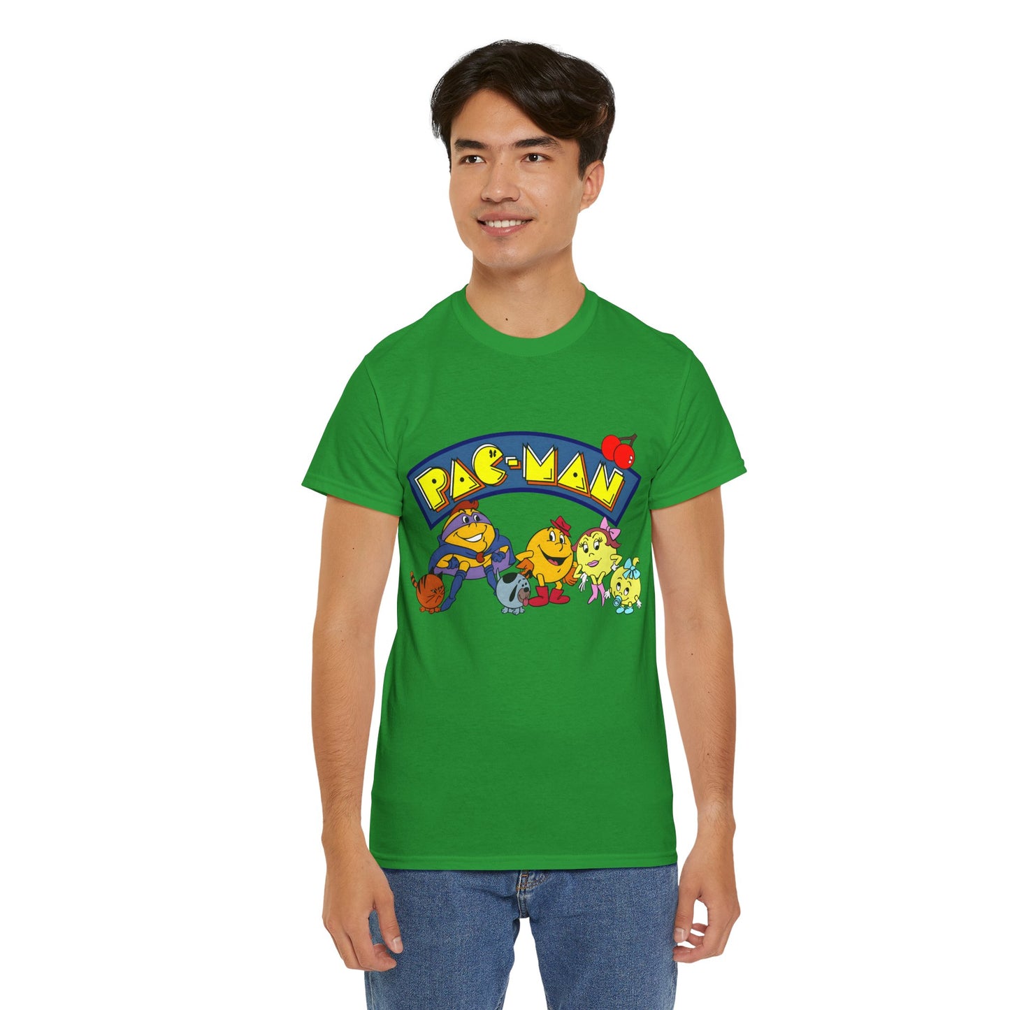 Pac-Man T-Shirt - Ms Pac-Man, Baby Pac - Hanna-Barbera Saturday Morning Cartoon - Popular 1980s TV Animation