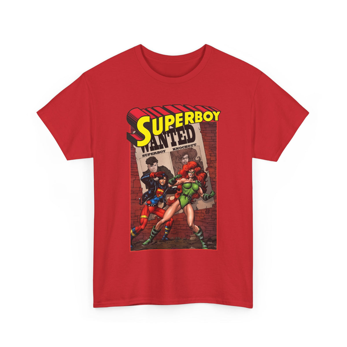 Superboy T-Shirt - Tom Grummett Art - Knockout - DC Comics