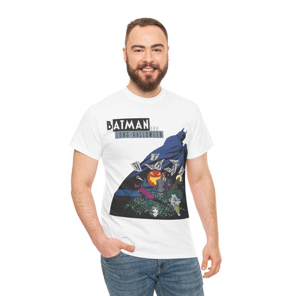 Batman The Long Halloween T-Shirt - Stunning Tim Sale Art - Joker, Catwoman, Two-Face, Poison Ivy, Commissioner Gordon - DC Comics - Classic Story