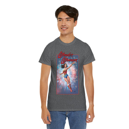 Wonder Woman '77 T-Shirt - Nicola Scott Art - Comic Book Based on the 1970s TV Series with Lynda Carter - DC Comics