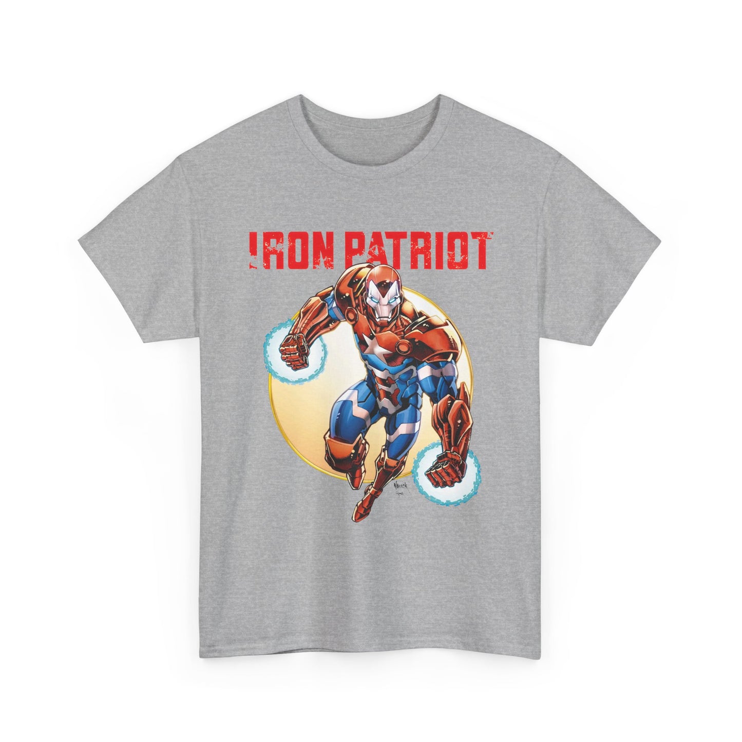 Iron Patriot T-Shirt - Todd Nauck Art - Avengers Member - Marvel Comics