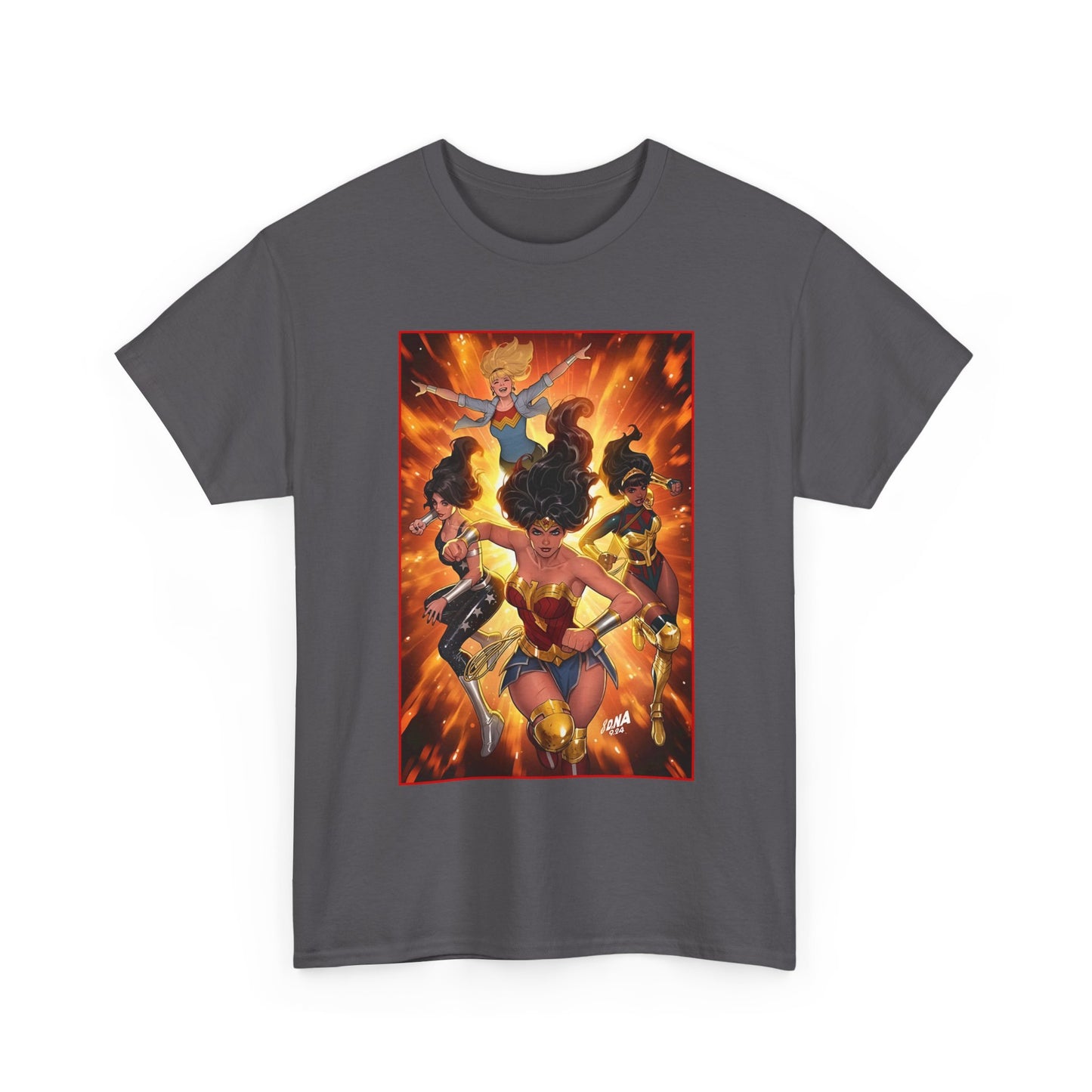 Wonder Woman & the Wonder Girls T-Shirt - David Nakayama Art - Donna Troy, Cassie Sandsmark, Yara Flor - #17 Variant Cover Art - DC Comics