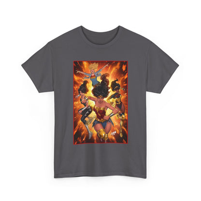 Wonder Woman & the Wonder Girls T-Shirt - David Nakayama Art - Donna Troy, Cassie Sandsmark, Yara Flor - #17 Variant Cover Art - DC Comics