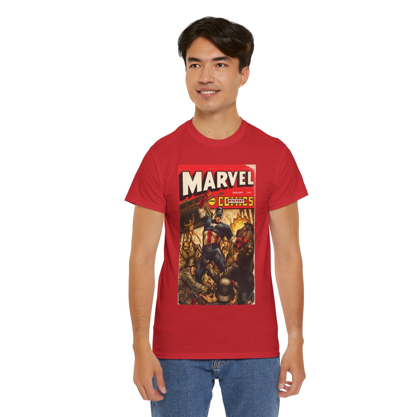 Marvel Comics #1000 T-Shirt - Captain America Cover Art - Marvel Comics