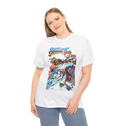 Superman & Santa Claus T-Shirt - José Luis García-López Art - DC Comics Presents #67 - Vs. Toyman