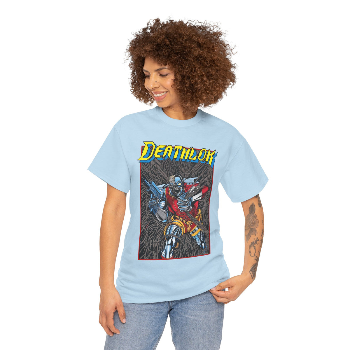 Deathlok T-Shirt - Denys Cowan Art - #1 Cover Art (1991) - Marvel Comics