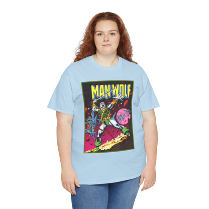 Man-Wolf T-Shirt - George Perez Art - Colonel John Jameson - Marvel Premiere #45 Cover Art - Marvel Comics