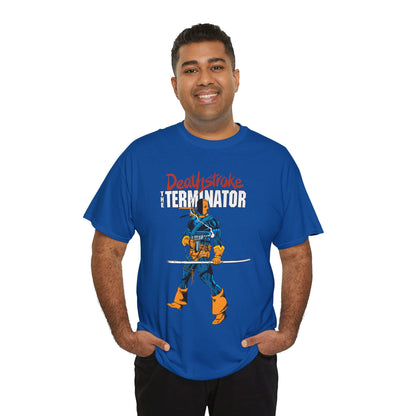 Deathstroke T-Shirt - George Perez Art - New Teen Titans Foe & Mercenary - Slade Wilson, Father of Jericho and Ravager - DC Comics - The Terminator