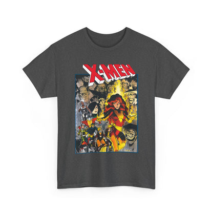 Uncanny X-Men T-Shirt - Arthur Adams Art - Dark Phoenix: From the Ashes Story - Storm, Cyclops, Wolverine, Rogue, Colossus, Nightcrawler - Marvel Comics
