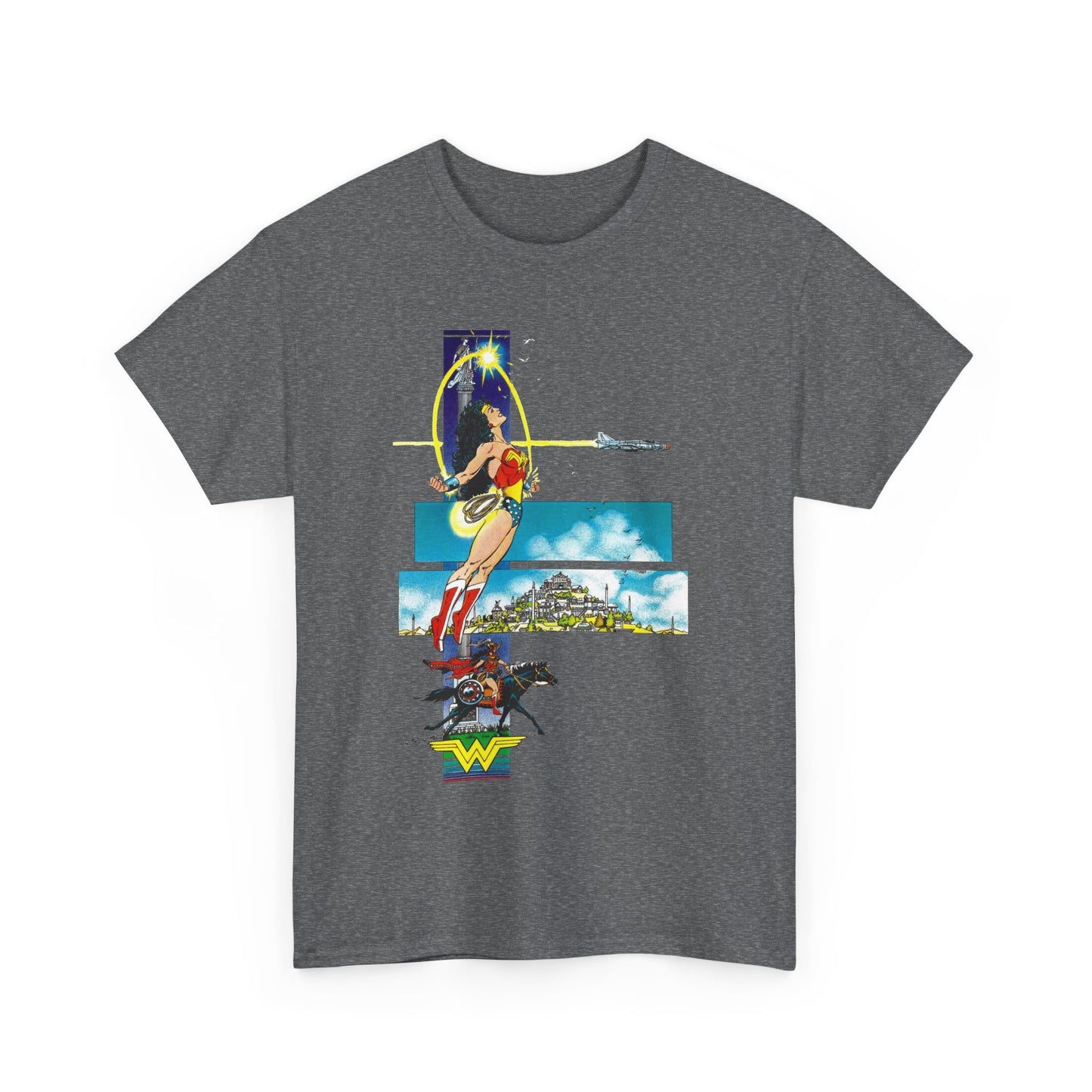 Wonder Woman T-Shirt - George Perez Art - From History of the DC Universe Series - Themyscira - DC Comics