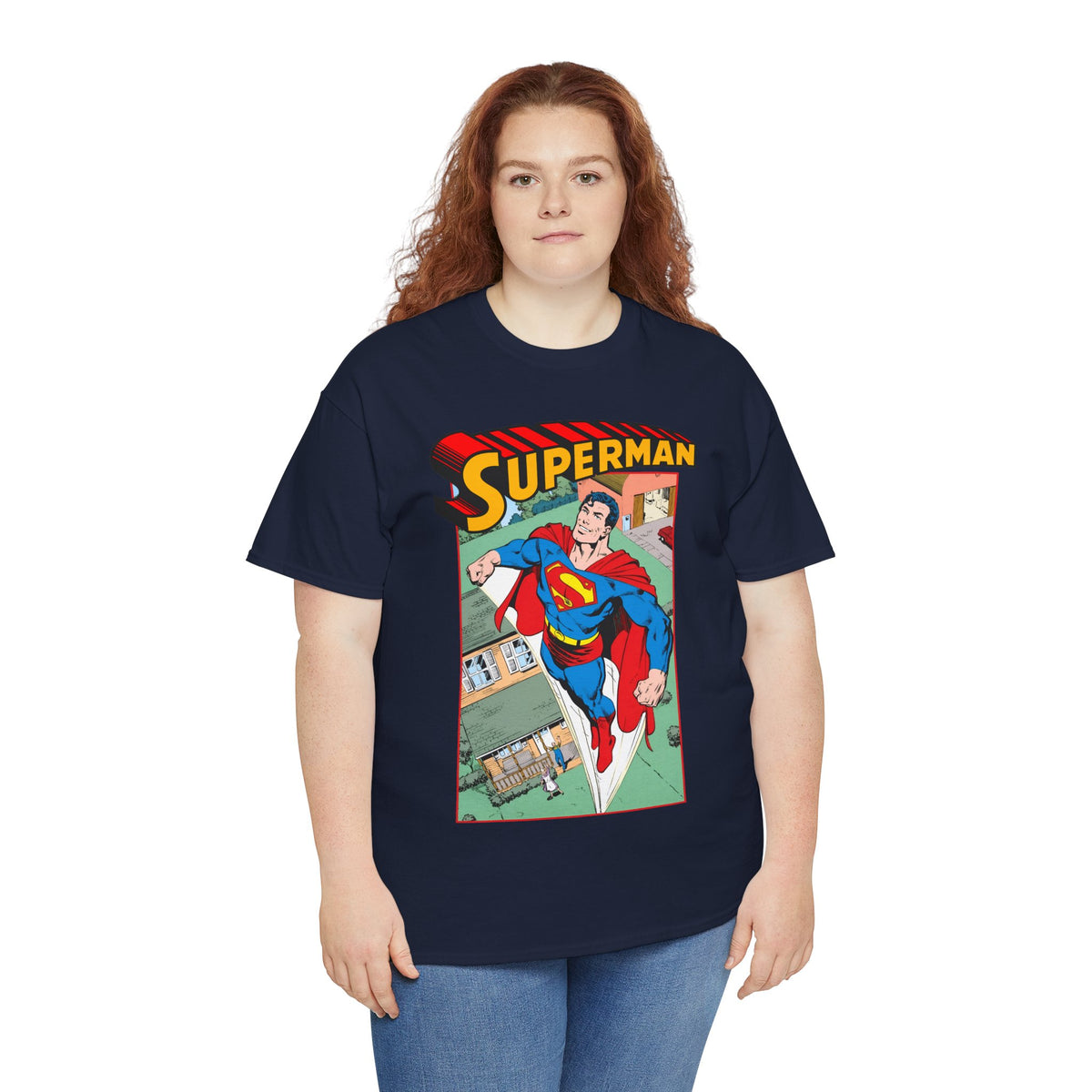 Superman T-Shirt - John Byrne Art - Man of Steel, Smallville - DC Comics