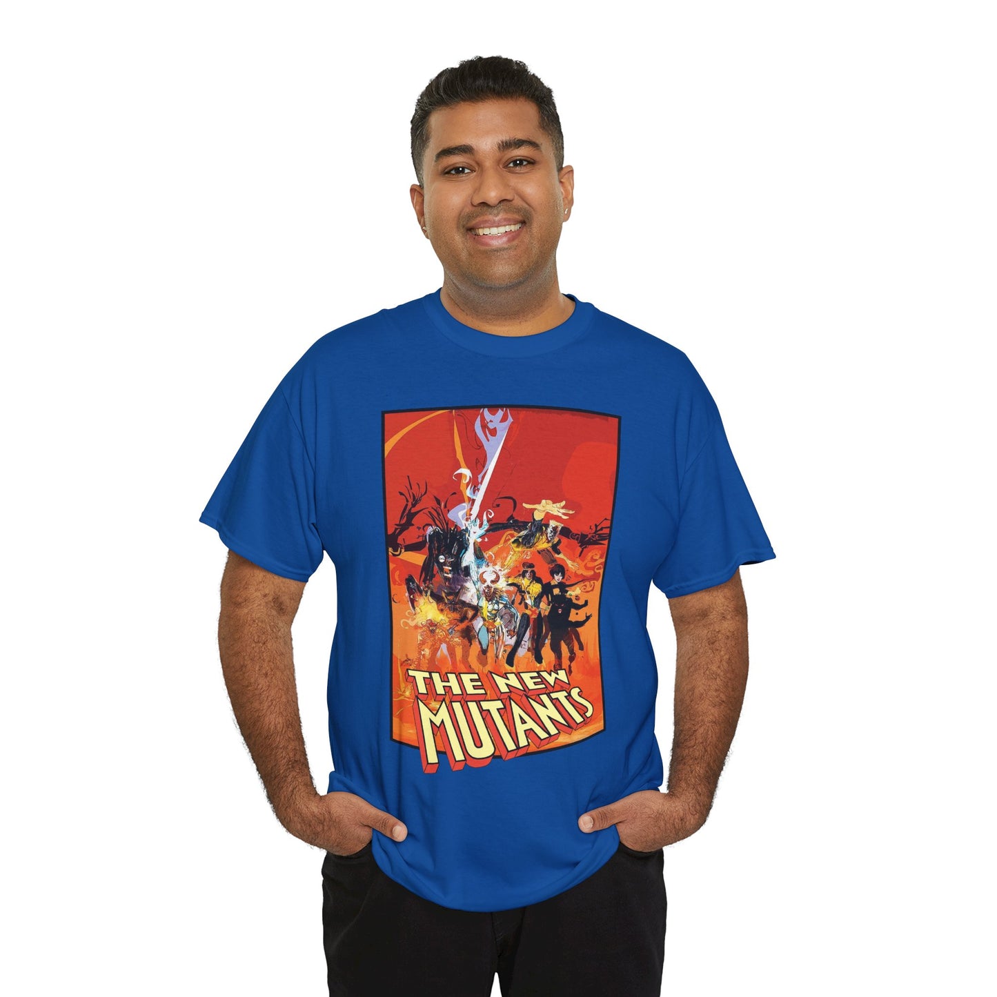 New Mutants T-Shirt - Bill Sienkiewicz Art - Marvel Comics - Magik, Warlock, Cannonball, Wolsbane, Sunspot