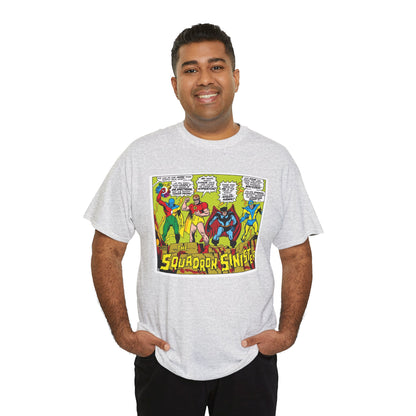 Squadron Sinister T-Shirt - Sal Buscema Art - Dr. Spectrum, Hyperion, Nighthawk, The Whizzer - Marvel Comics