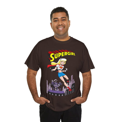 Supergirl T-Shirt - Bruce Timm Art - DC Comics Animated Series 1990s - Kara, Superman's Cousin