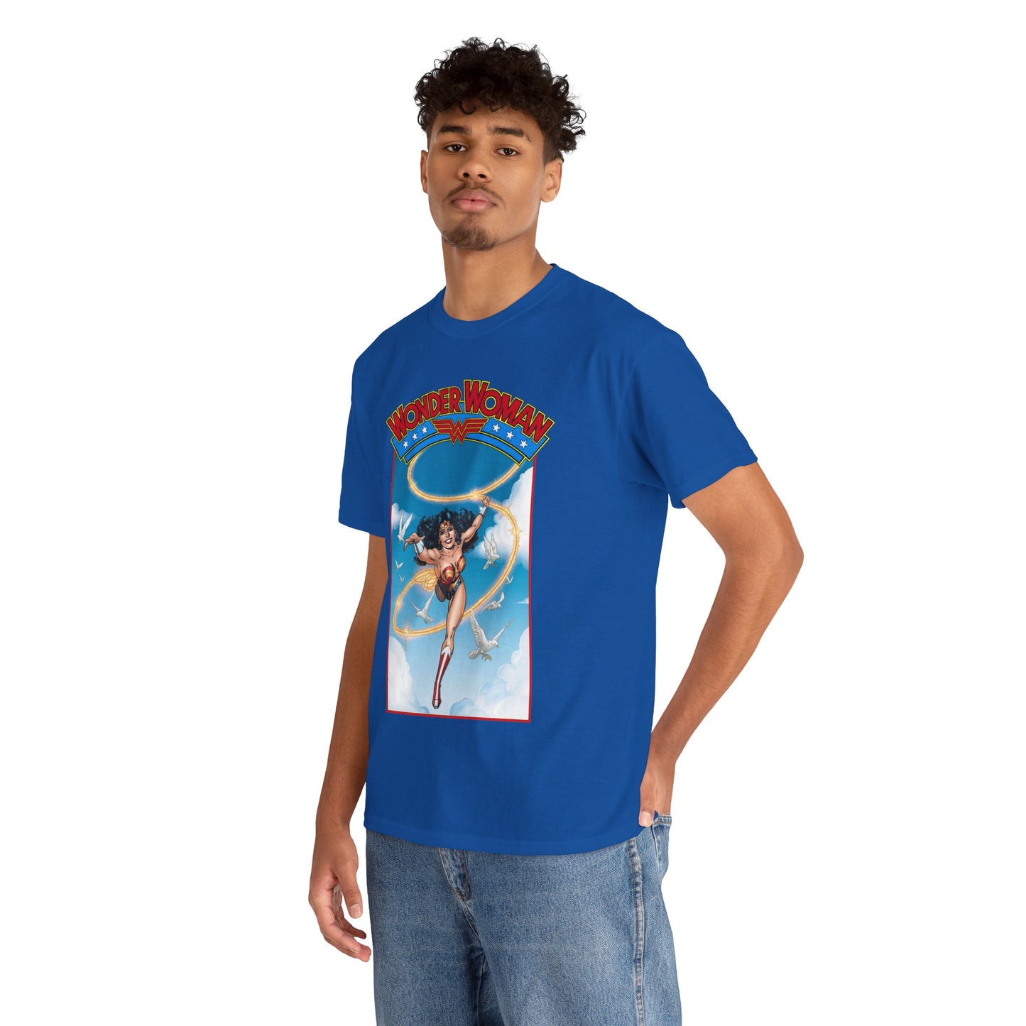 Wonder Woman T-Shirt - George Perez Art - Post-Crisis 1980s Retro Graphic - Themyscira - DC Comics