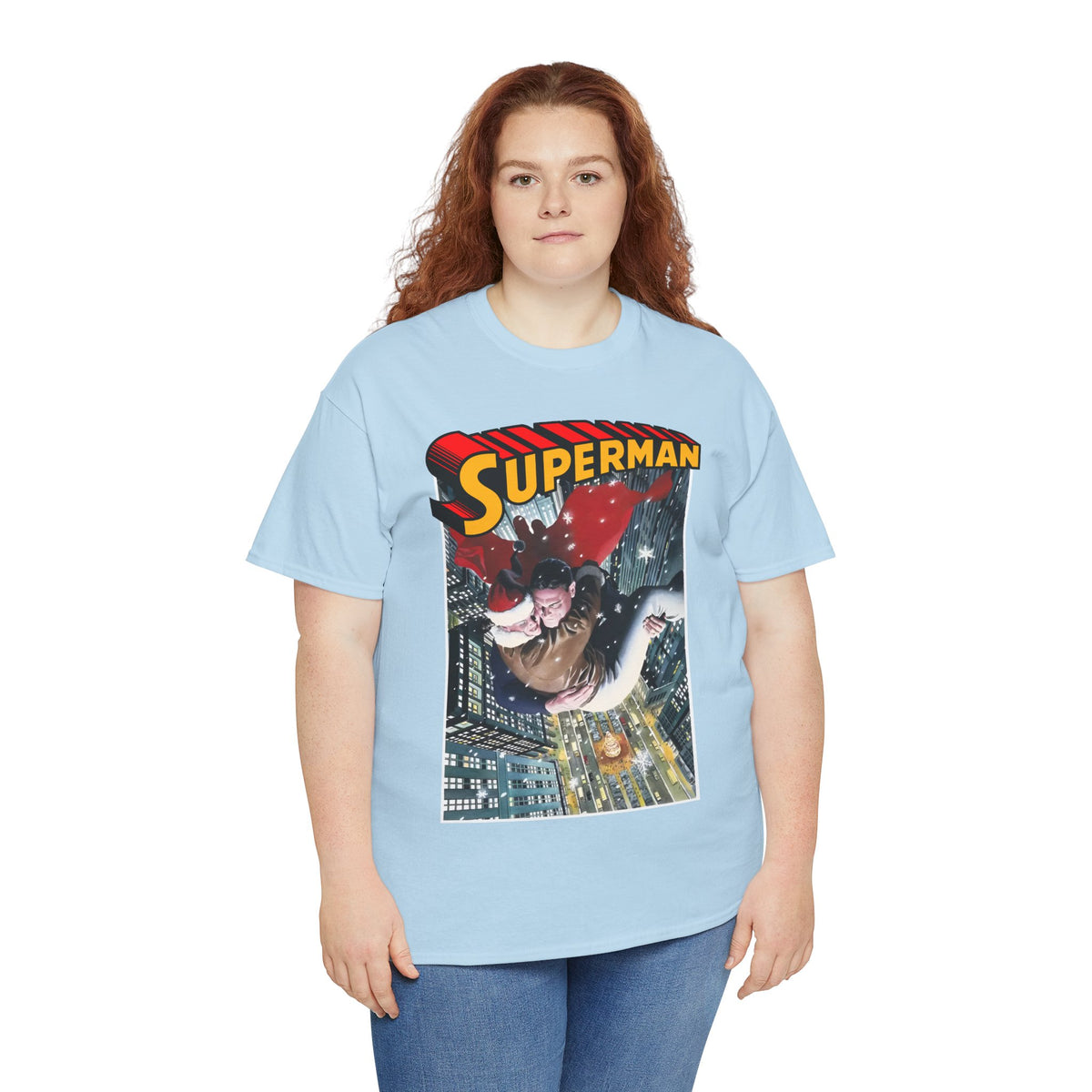 Superman Christmas T-Shirt - Alex Ross Art - DC Comics