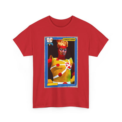 Firestorm T-Shirt - Mark Spears Art - DC Universe Trading Card Homage - Ronnie Raymond - DC Comics