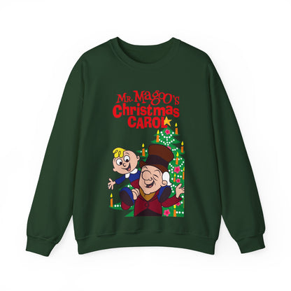Mr. Magoo's A Christmas Carol Heavy Blend Crewneck Sweatshirt - Festive Holiday Cartoon Special