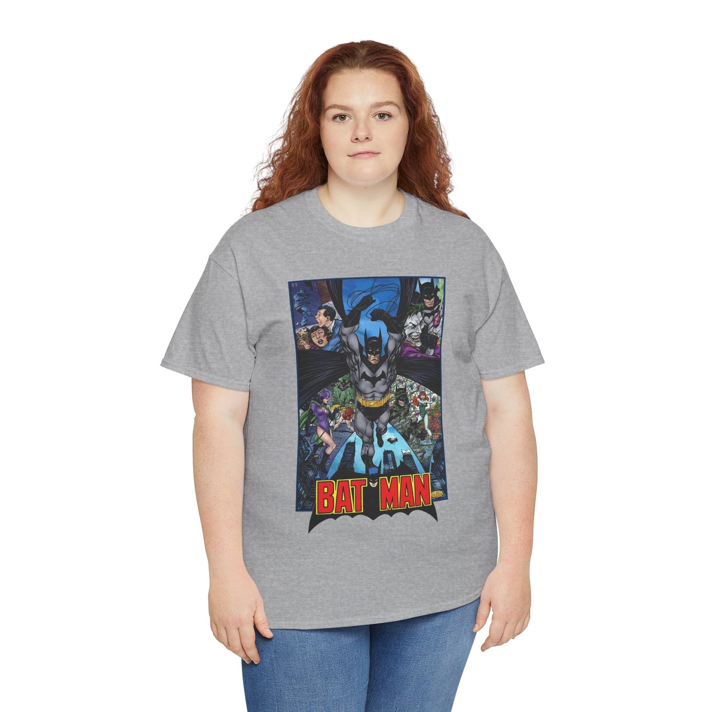 Batman T-Shirt - John Byrne Art - Joker, Catwoman, Poison Ivy - Caped Crusader - DC Comics