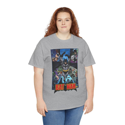 Batman T-Shirt - John Byrne Art - Joker, Catwoman, Poison Ivy - Caped Crusader - DC Comics