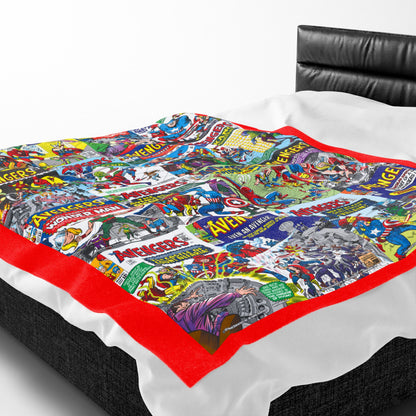 Avengers Blanket - Classic Silver Age Art - Marvel Comics - Soft & Comfy