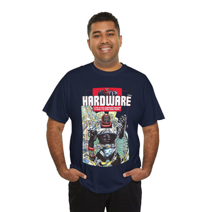 Hardware T-Shirt - Denys Cowan Art - Curtis Metcalf Vs Edwin Alva - Milestone Media - DC Comics