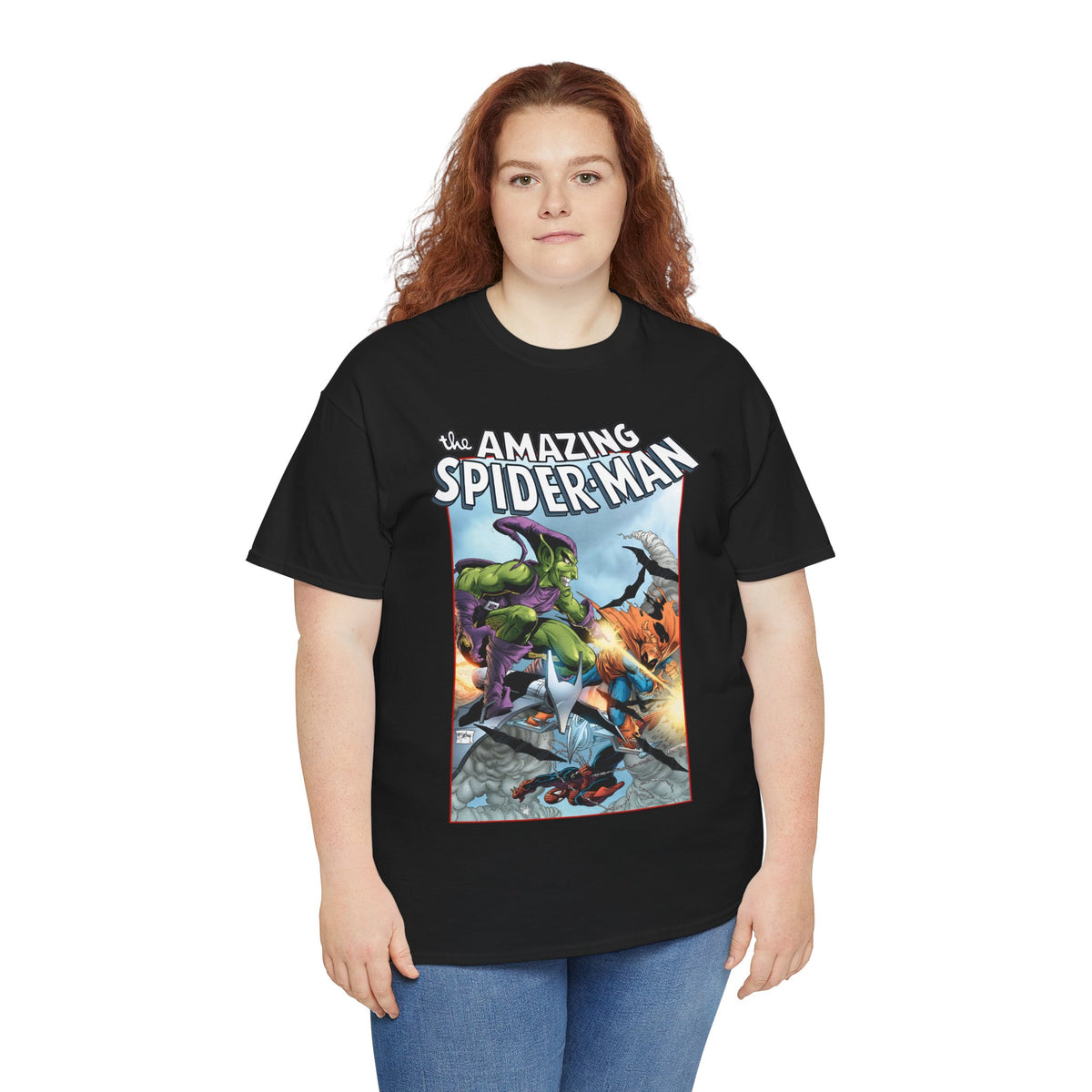 Amazing Spider-Man T-Shirt - Todd McFarlane Art - Green Goblin Vs Hobgoblin - Marvel Comics