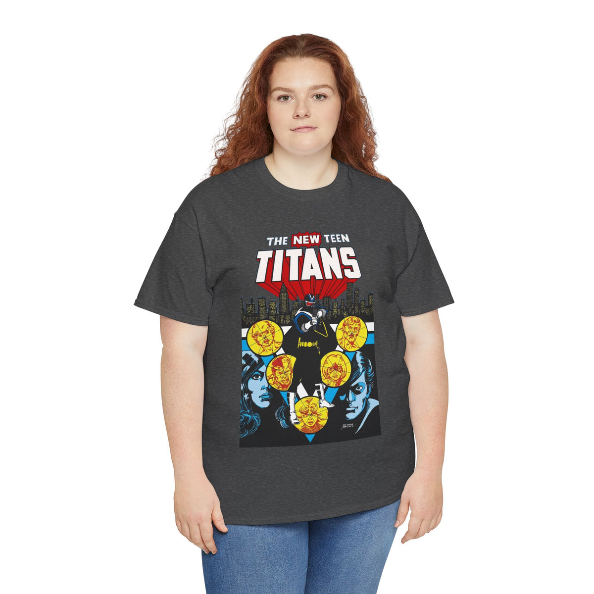 New Teen Titans T-Shirt - George Perez Art - Vigilante, Robin, Wonder Girl - Annual #2 Cover Art - DC Comics