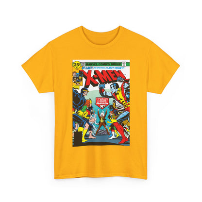 X-Men #100 T-Shirt - Dave Cockrum Art - Cyclops, Colossus, Wolverine, Storm, Jean Grey, Iceman - Marvel Comics