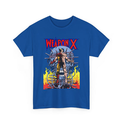 Weapon X T-Shirt - Barry Windsor-Smith Art - Wolverine Origin Story Before He Joined the X-Men - Logan, Mutant Leader - Marvel Comics