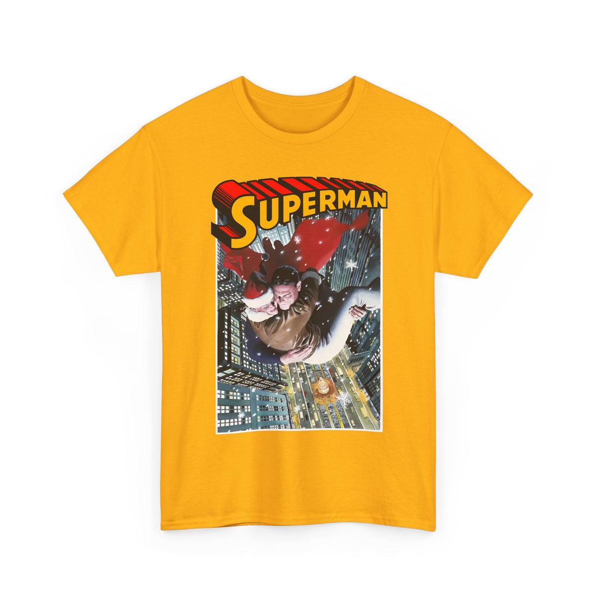 Superman Christmas T-Shirt - Alex Ross Art - DC Comics