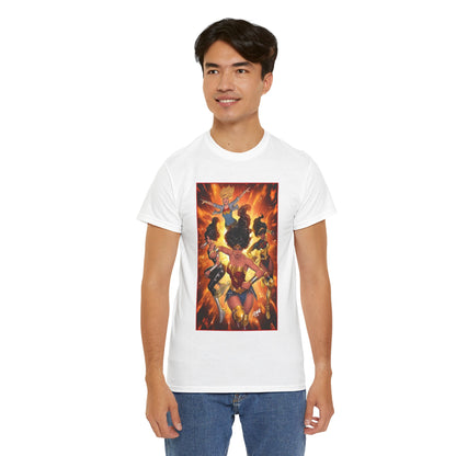Wonder Woman & the Wonder Girls T-Shirt - David Nakayama Art - Donna Troy, Cassie Sandsmark, Yara Flor - #17 Variant Cover Art - DC Comics