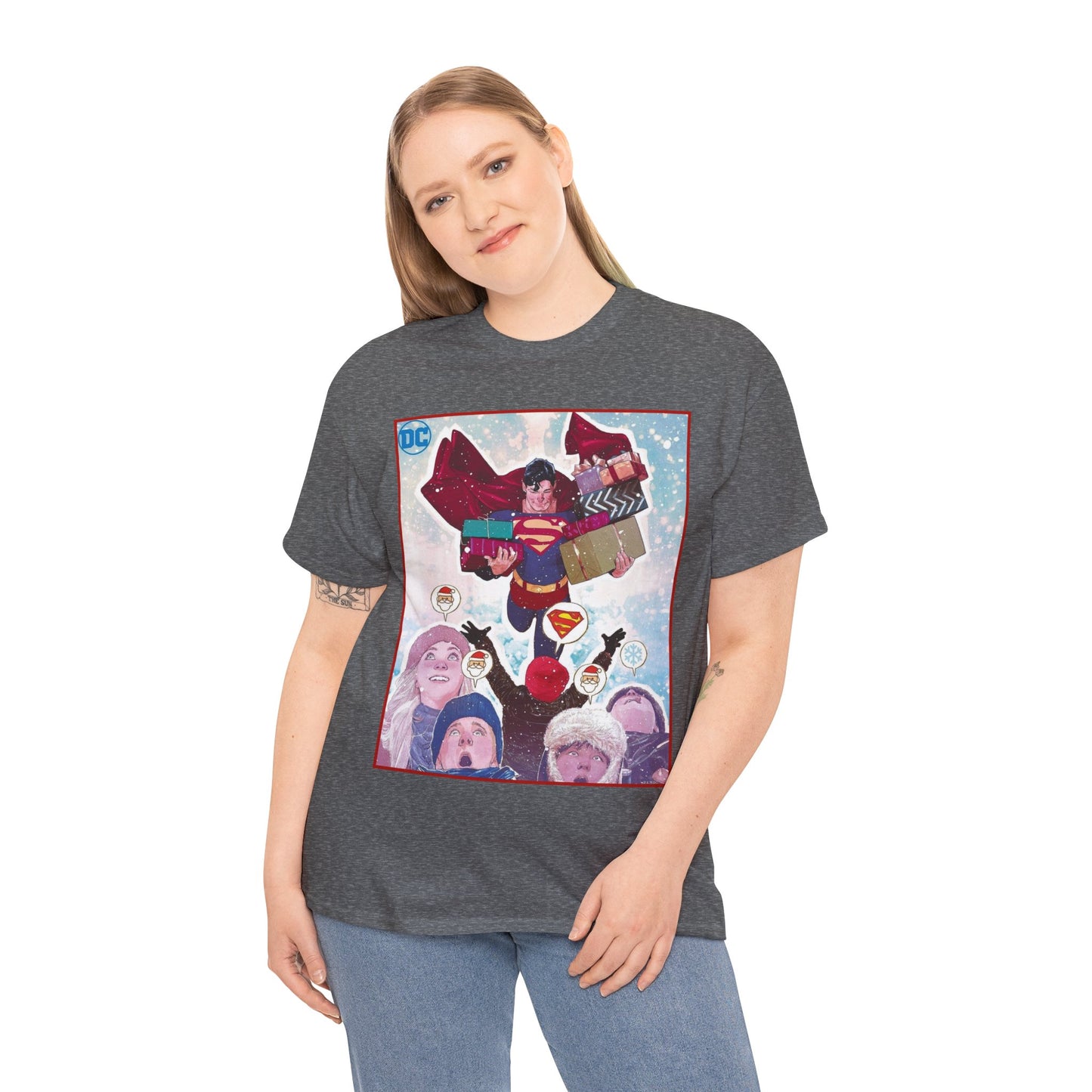 Superman Santa T-Shirt - Mitch Gerads Art - DC Comics