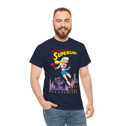Supergirl T-Shirt - Bruce Timm Art - DC Comics Animated Series 1990s - Kara, Superman's Cousin