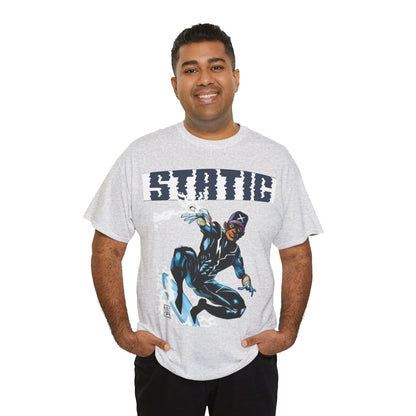Static T-Shirt - Denys Cowan Art - DC Comics, Milestone Media - Shock to your System