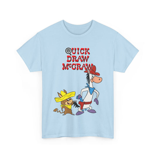 Quick Draw McGraw T-Shirt - Baba Looey - Hanna-Barbera Cartoon - Popular 1960s TV Animation