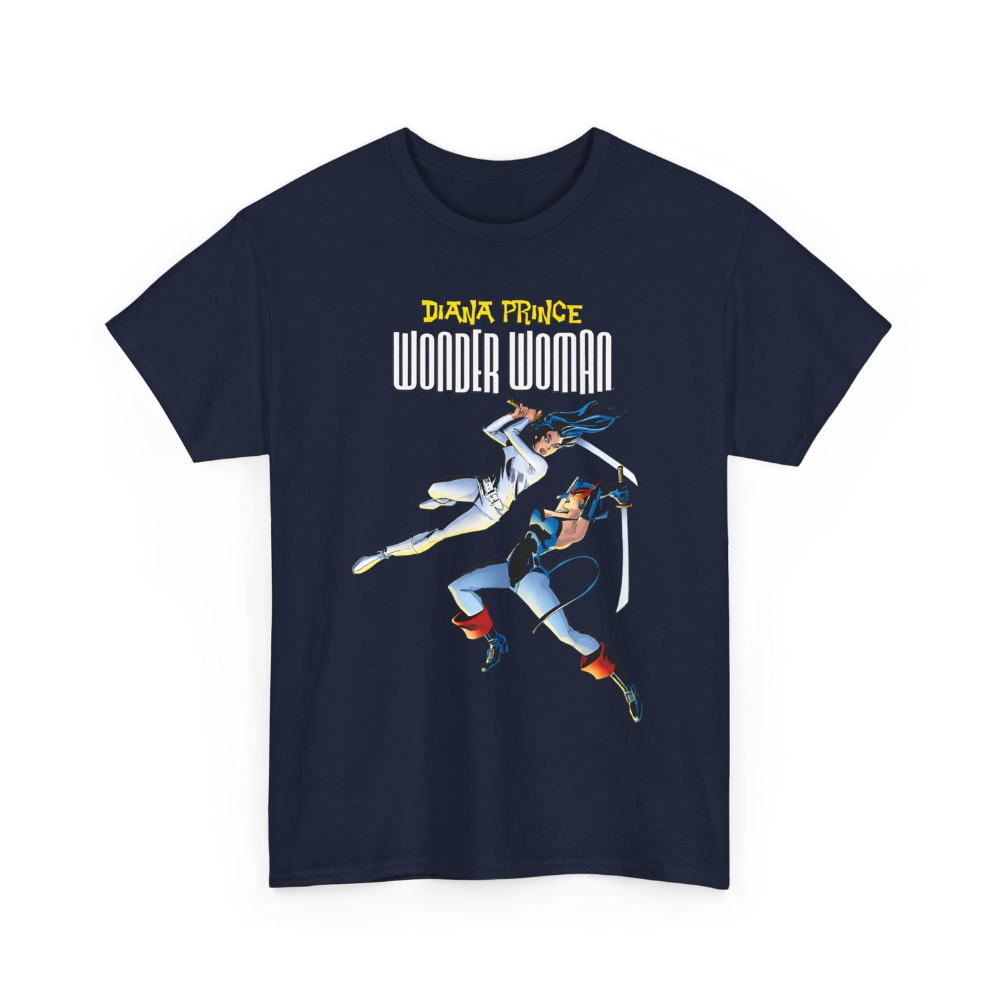 Diana Prince Wonder Woman  T-Shirt - From Diana's 1970s White Suit No-Powers Years - Bronze Age DC Comics