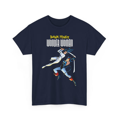 Diana Prince Wonder Woman  T-Shirt - From Diana's 1970s White Suit No-Powers Years - Bronze Age DC Comics