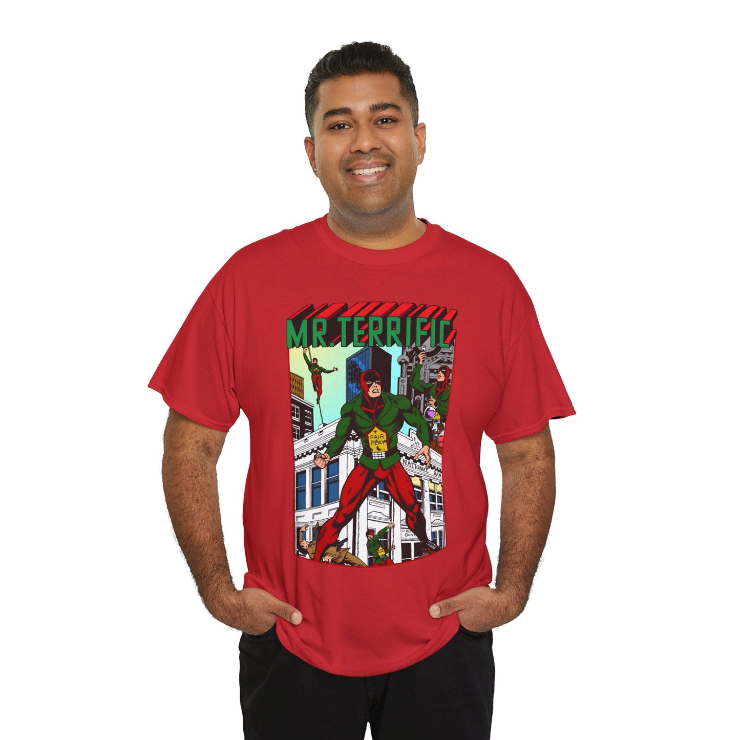 Mr Terrific T-Shirt - JSA Member - Golden Age Hero - DC Comics
